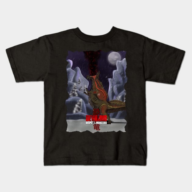 Deviljho: Despot of The Monsters - Regular Version Kids T-Shirt by Jblumdesigns